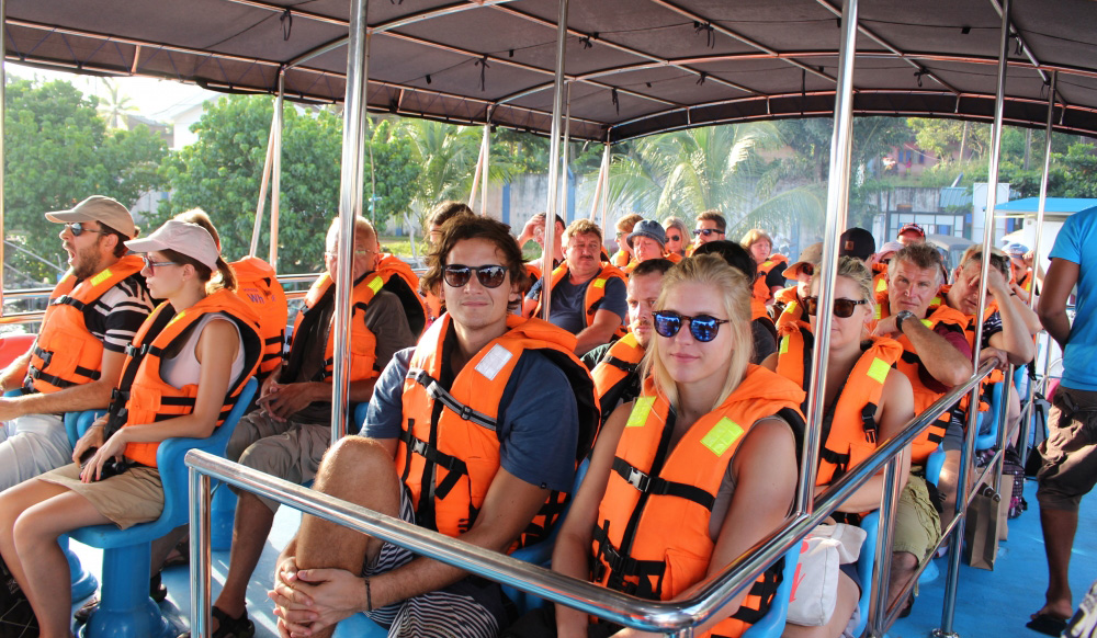 whale watching crew